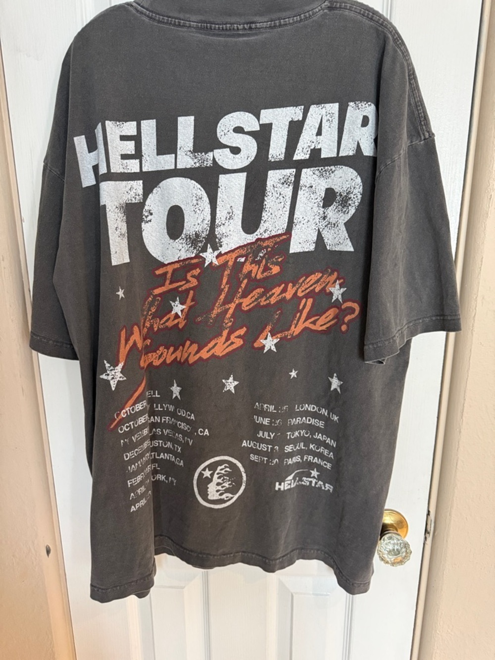 Hell Star graphic oversized T-shirt - Picture 3 of 3